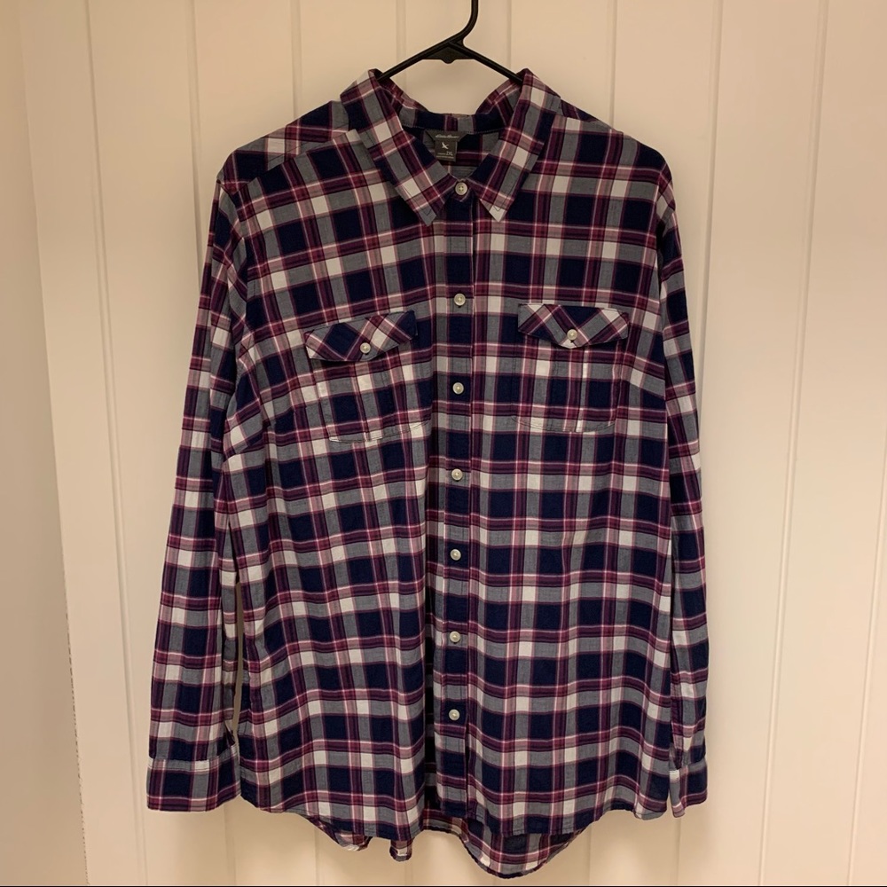 Eddie Bauer Button Down - Purple - image 2